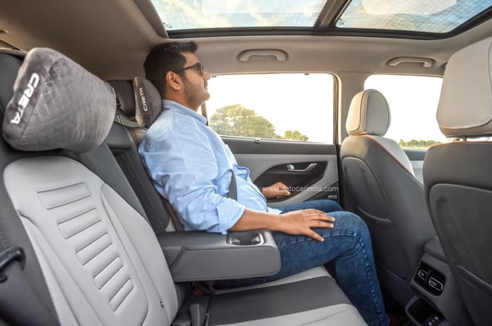 2024 Hyundai Creta facelift rear seats